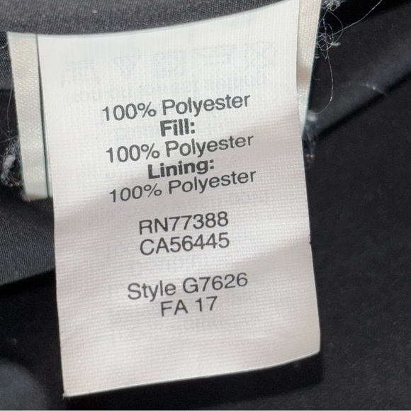 J. Crew Factory Womens Black and White Herringbone Quilted Puffer Vest Size XS - Picture 8 of 9